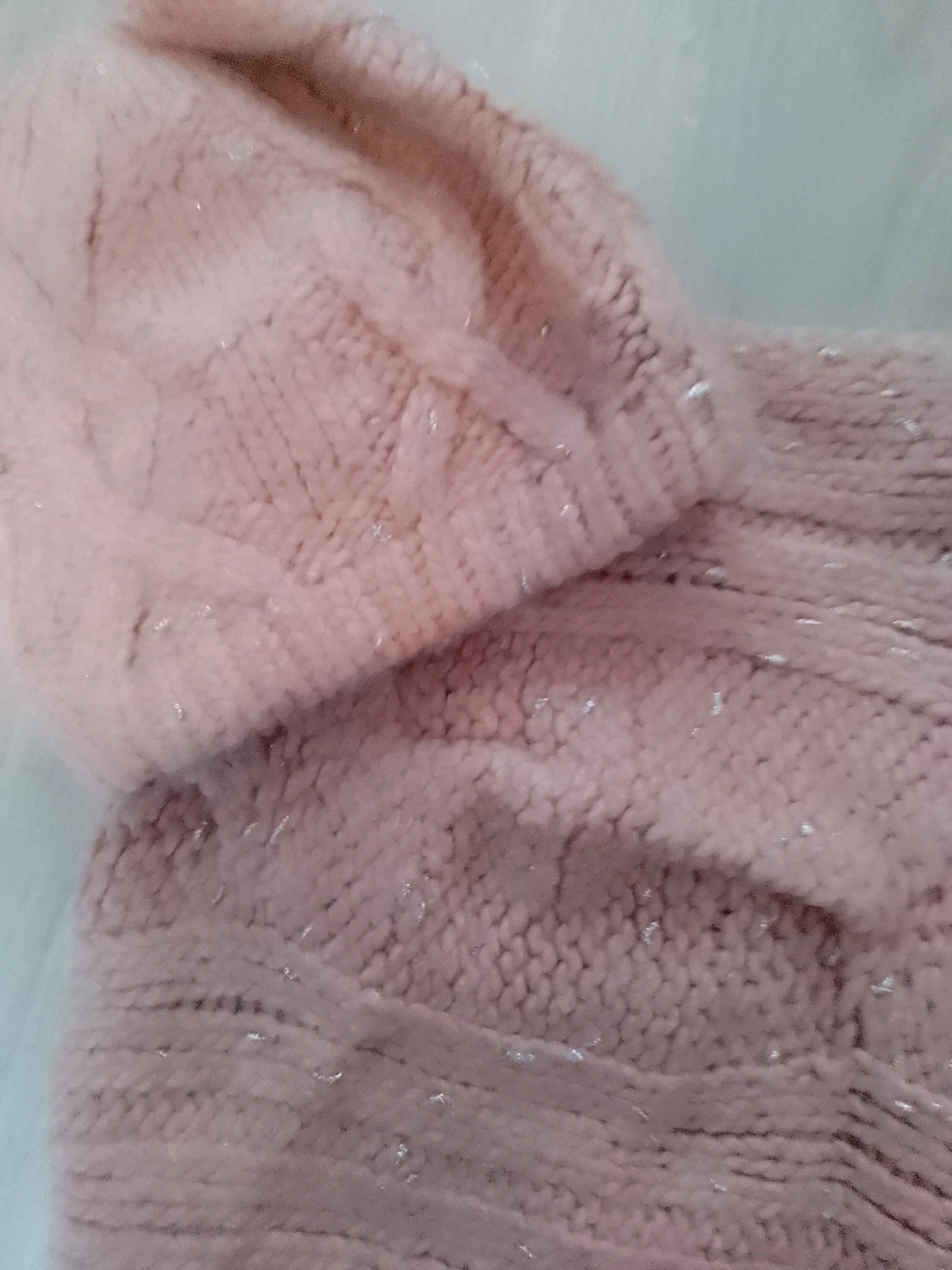 Tour do pescoço + gorro rosa – photo 2